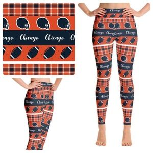CHICAGO BEARS FOOTBALL INSPIRED CUSTOM YOGA WAIST